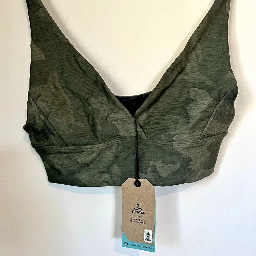NWT Prana Layna Brami in Sage Camo - Size Small - Picture 6 of 10